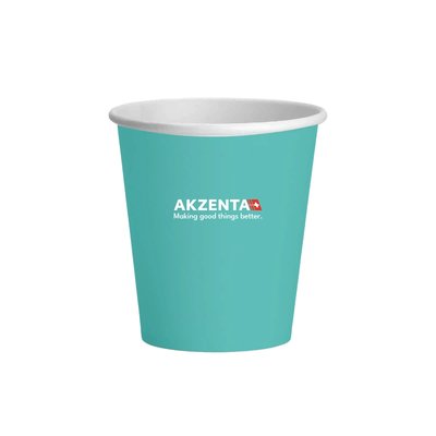 Akzenta Prime One Cups Laguna Blue jednorázové papírové kelímky 50 ks