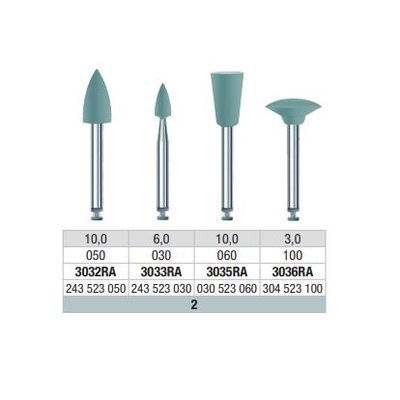 Leštící guma CeraGloss RA 3035 6 ks