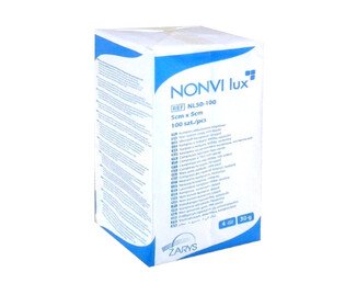 Kompresy włókninowe 5x5 100szt. Nonvi 4w 30g/40g niejałowe ZARYS