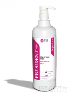 PresiDENT Antibacterial ústní voda (0,12% CHX), 1L