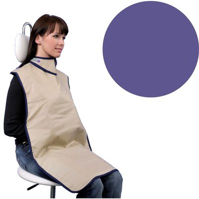 Zástěra intraor.dospělá fialová č.3, 76x50cm