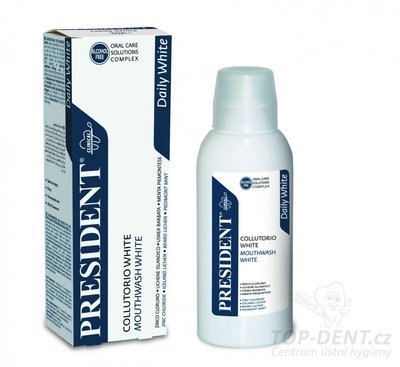 PresiDENT White ústní voda, 250ml