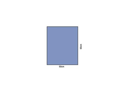 Sterilní rouška bez otvoru, dvouvrstvá 50x60 cm