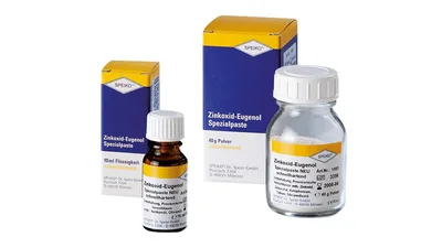 Zinkoxid-Eugenol Spezialpaste - Packung 10 ml Flüssigkeit schnellhärtend