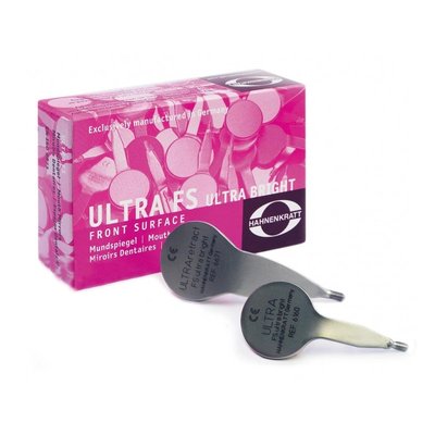 Zubní zrcátko Ultra FS, ultra bright, 6 ks v balení - Průměr 22 mm