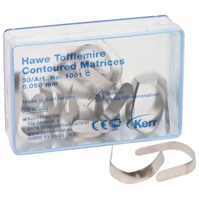 Matrice Hawe Tofflemire Contoured 0,05mm 30ks