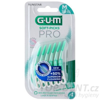 GUM Soft Picks PRO mezizubní kartáčky (M), 30ks