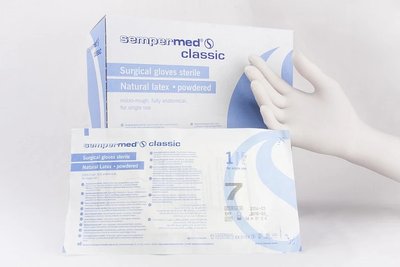 Rękawiczki sterylne pudrowane Semper