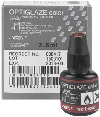 Optiglaze Color, 2,6ml červeno hnědá