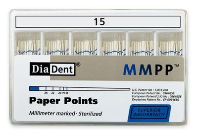 Papírové čepy DiaDent 2% 015