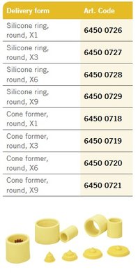 Silikonové krúžky X1 okrúhly