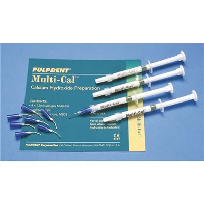 Pulpdent Multi-Cal 4x1,2 ml + 8 kanyl