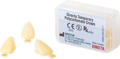 DIRECTA Provisorische Polycarbonat-Kronen