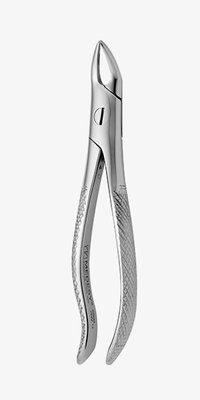 Medesy 2500/76-N - English pattern N.76-N - chirurgické kliešte s úzkymi čeľusťami na horné korene