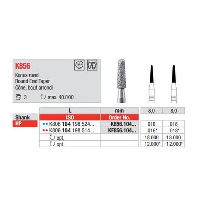 K - Diamant HP K856.018 (3 ks/bal)