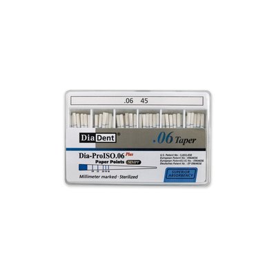 DiaDent Papírové Čepy MMPP 06Taper ISO45 100ks