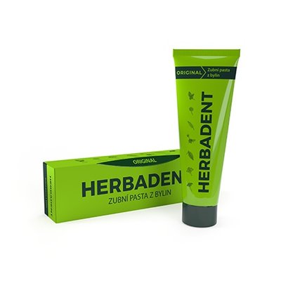Herbadent Original bylinná zubná pasta s fluórom
