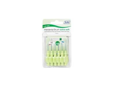 TePe Extra Soft 0,8 mm světle zelené 6 ks