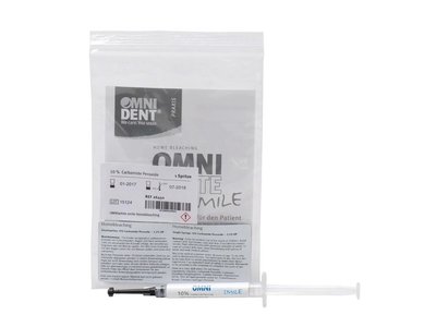 OMNI White smile - domácí bělení, 10% 3ml stříkačka