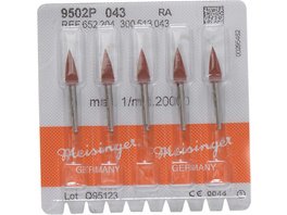 Universalpolierer 9502 - Packung 5 Stück grün fein, RA, Figur 300, 12 mm, ISO 043