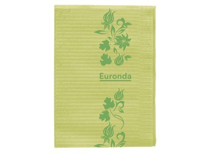EURONDA Monoart TOWEL UP FLORAL ochranný plášť, žlutý 33x45, 10balx50ks (21810494)
