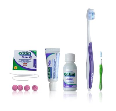 GUM Zestaw ortodontyczny GUM Sunstar Ortho (starter kit)