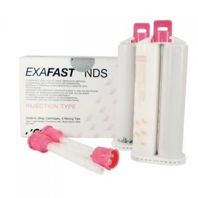 GC Exafast NDS, Injection, 2 kartuše + 6 míchacích kanyl II, velikost S (růžová)l