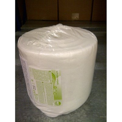 Textilní náplně do zásobního systému 1 role x 100 ubrousků (30 x 30 cm), balík s rozměry 15 cm výška a 15 cm šířka