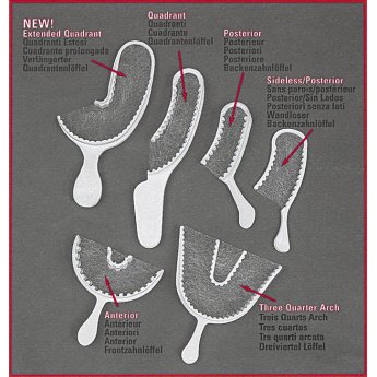 TRIPLE TRAY Anterior otisk.lžíce 35ks