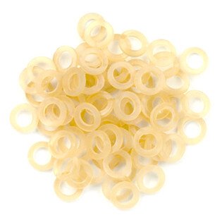 WYCIAGI DO MASKI 5/16" ( 7,9 mm) LATEX EXTRAORAL ELASTICS 5/16" 16-OUNCE--CLEAR ELASTICS PER PACKAGE