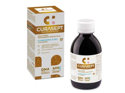 CURASEPT ADS DNA Protective ústní voda s CHX 0,20%, Colostrum+PVP-VA 200 ml