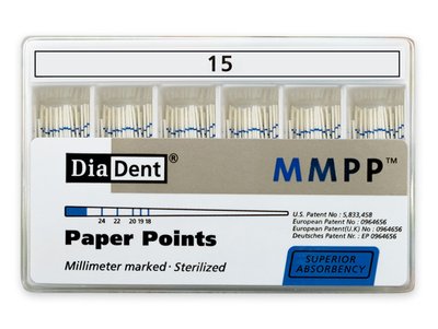 DiaDent .02 - Papírové čepy, vel. 015 201-603