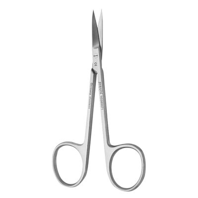 Nůžky oční zahnuté hrotnaté; 10,0 cm