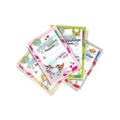 Dyplom dla Dzielnego Pacjenta MIX 20 szt