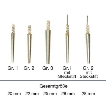 HS-ČEPY DOWEL s trnem, vel. 2, 100 ks