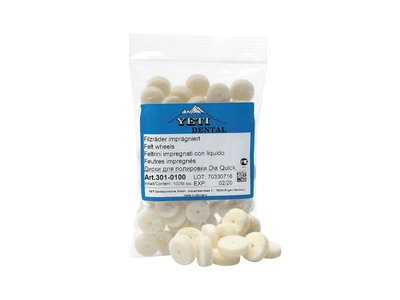 YETI - Felt Wheels impregnated 12mm 100 pc