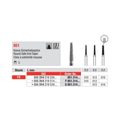 Diamant FG 851.010F (5ks/bal)