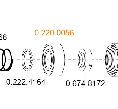 Radiální kuličkové ložisko 10x19x7