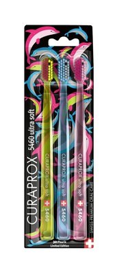 Curaprox CS 5460 Ultrasoft Summer Dolphin zubní kartáček 3 ks