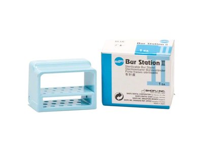 BUR STATION II - stojánek na vrtáčky, modrý