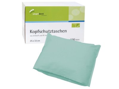 Ochranné návleky na opěrku hlavy Smart, 25x33cm 500ks zelené (201133)