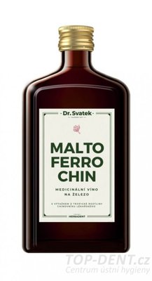 Herbadent MALTOFERROCHIN medicinální víno se železem, 500 ml
