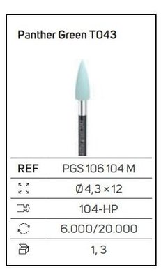 Panther Green Torpedo T043