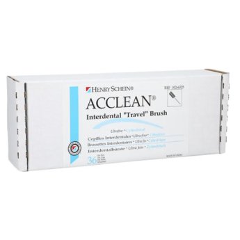 HS-Acclean Mezizubní kartáčky, modré, střední 36ks