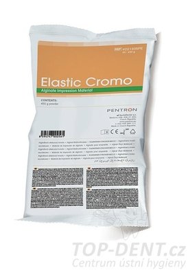 Pentron Elastic Cromo alginátová otiskovací hmota s barevnou indikací, 450g