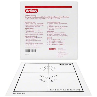 Rubber Dam Template European Norm