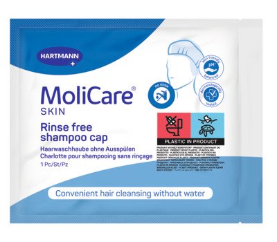 MoliCare Skin čepice se šamponem a kondicionérem 1 ks