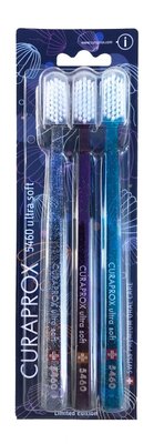 Curaprox CS 5460 Ultrasoft Jellyfish zubní kartáček 3 ks