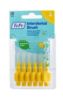 TePe Original 0,7 mezizubní kartáček žlutý 6 ks