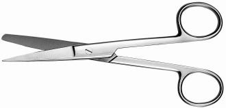 Nožnice Surgical rovné Silver